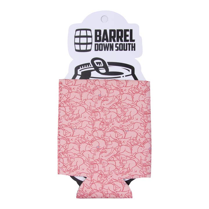 Röd överlappande hästar burkkylare för wholesale av Barrel Down South