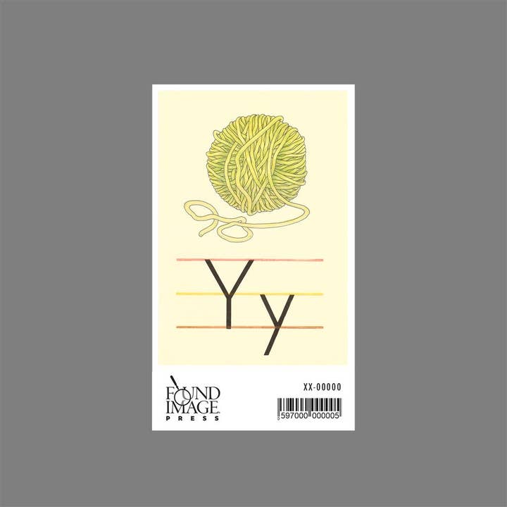 Found Image Press - Wholesale Sticker - Sticker KF-750 Y is for Yarn1
