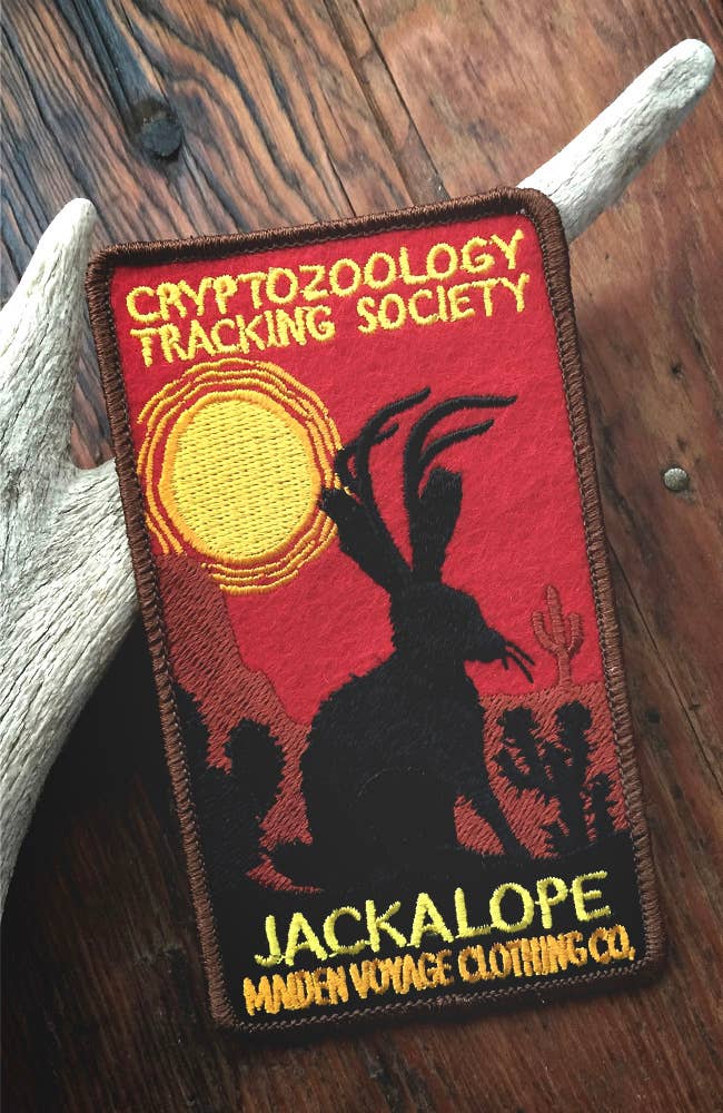Maiden Voyage Co. - Wholesale Patch - Jackalope Patch - Cryptozoology Tracking Society1