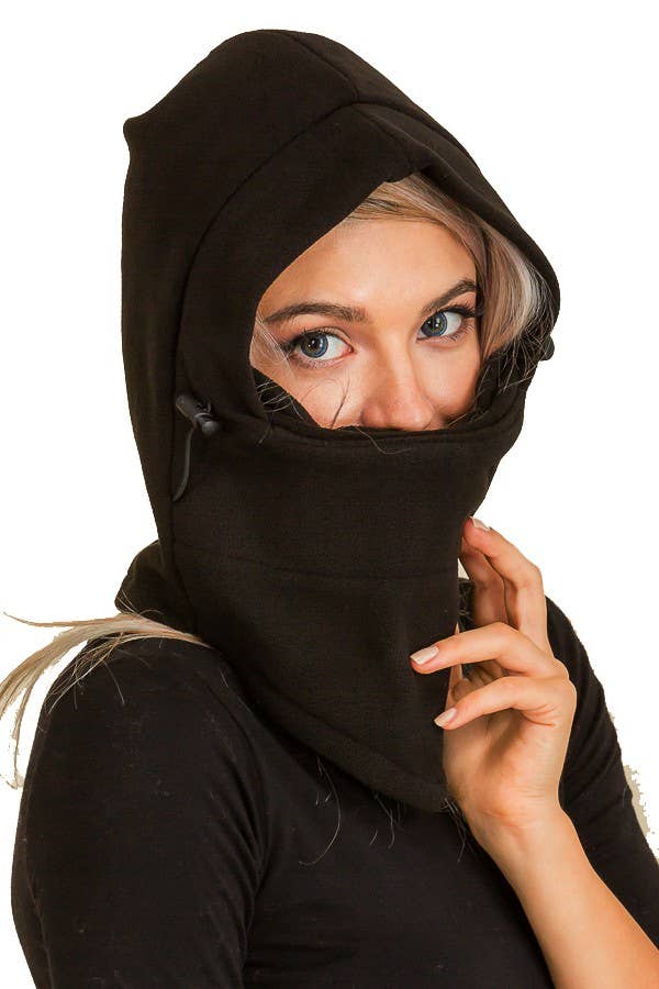 Cap Zone - Wholesale Balaclava - Women's - Plush Ski Mask With Adjustable Mouth Cover8