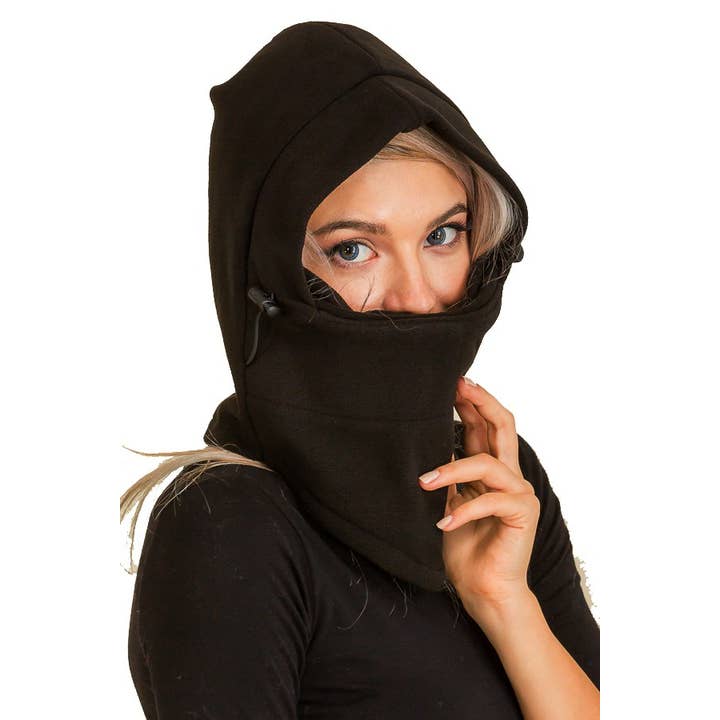 Cap Zone - Wholesale Balaclava - Women's - Plush Ski Mask With Adjustable Mouth Cover8