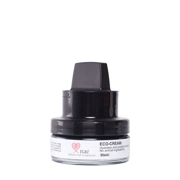NAE Vegan Shoes - Venta al por mayor Betunes de calzado - Crema polaca ecológica negra