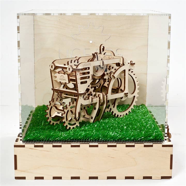 Demonstration model Tractor with handle for wholesale by Ukrainian bridge