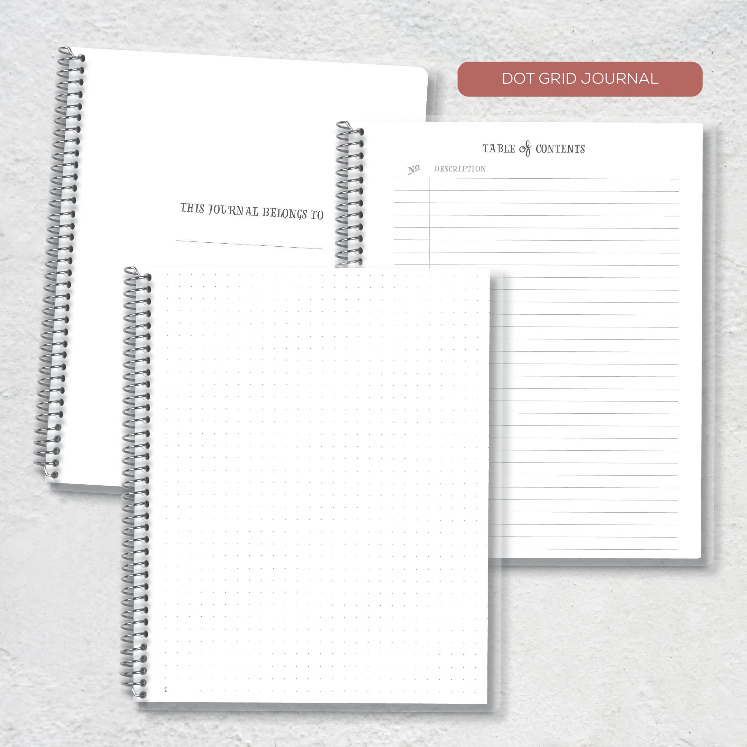 Practical Paper Company - Wholesale Journal/Diary - Dot Grid Journal2
