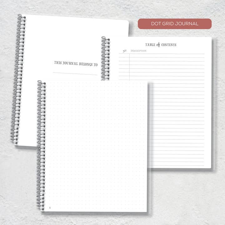 Practical Paper Company - Wholesale Journal/Diary - Dot Grid Journal2