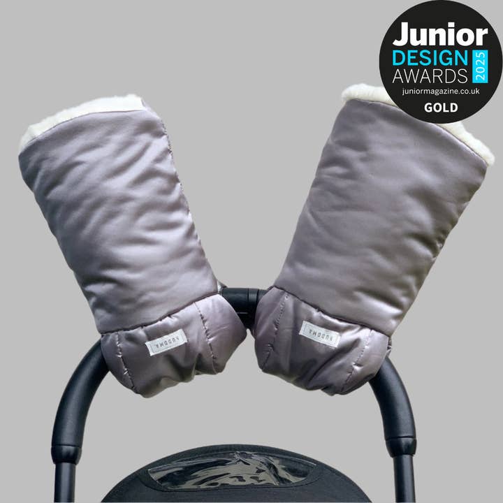 hUDOMA - Pram Gloves - SoHo Silver for wholesale by Wild Seven Holdings Ltd