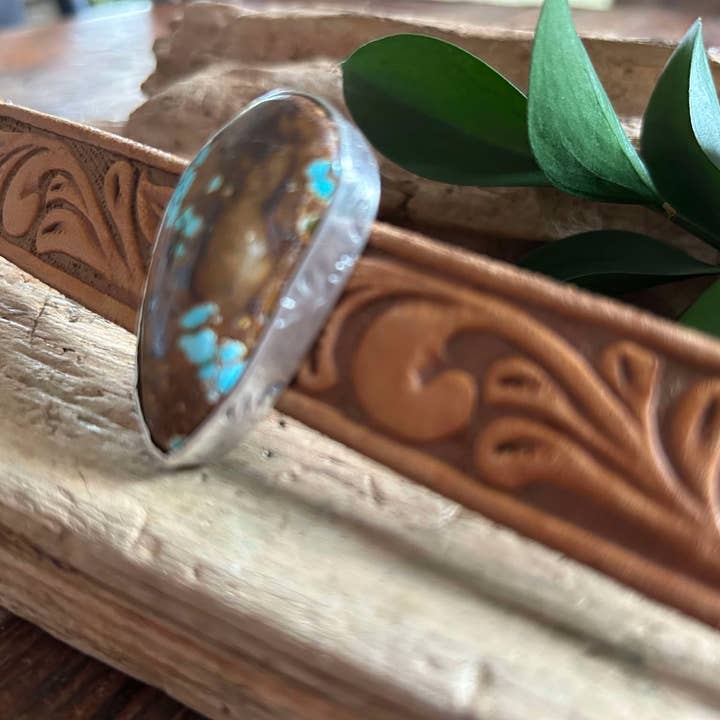 Sterling Silver and Turquoise Cuff Bracelet for wholesale by Mi Dio Jewelry