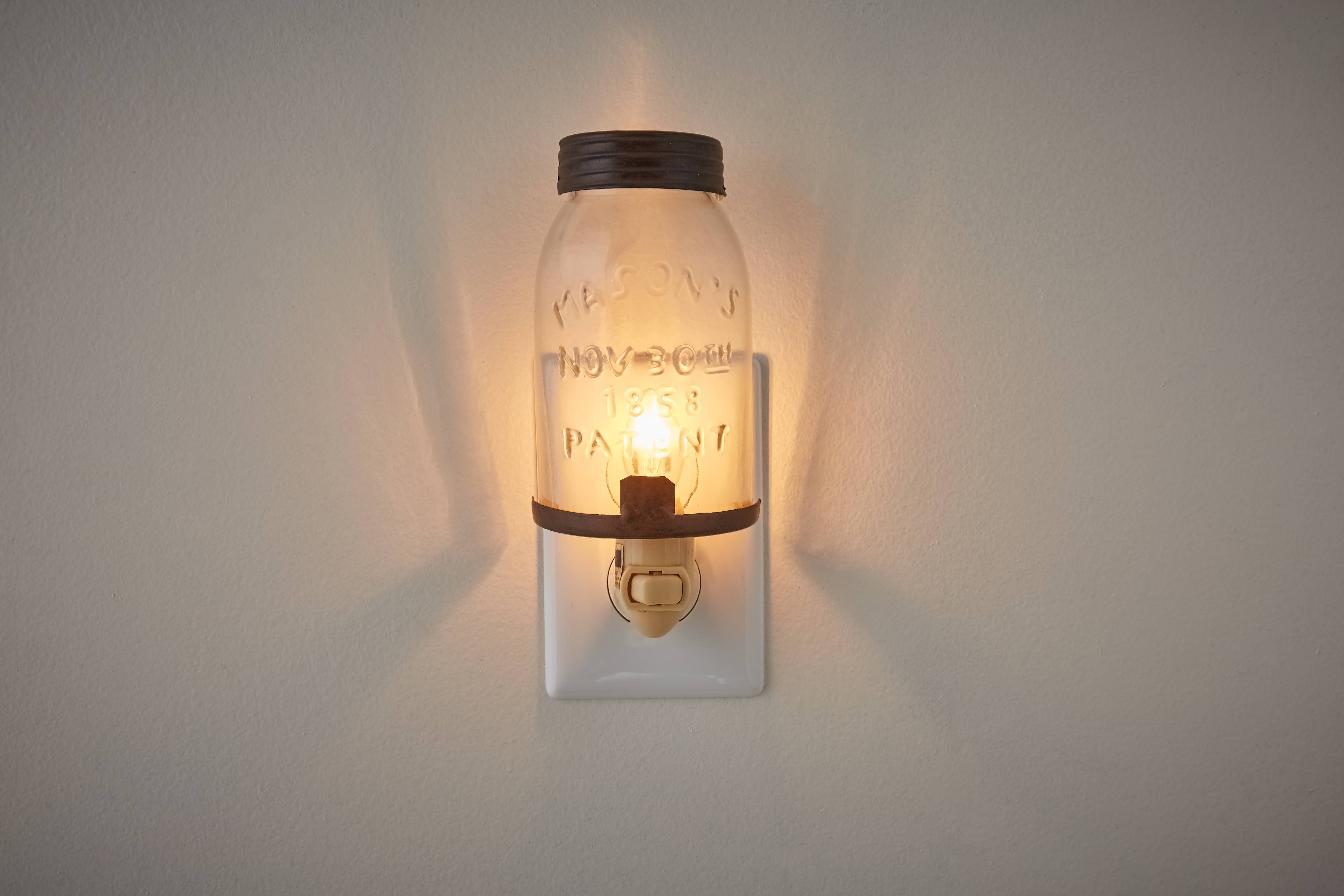Park Designs - Wholesale Night Light - Mason Jar Night Light