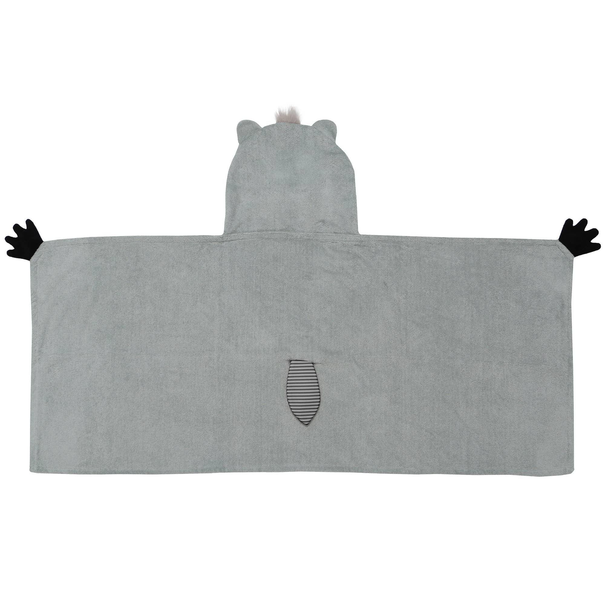 ZOOCCHINI - Wholesale Hooded Towel - Kids & Baby - Kids Plush Terry Hooded Bath Towel Raccoon 2Y+2