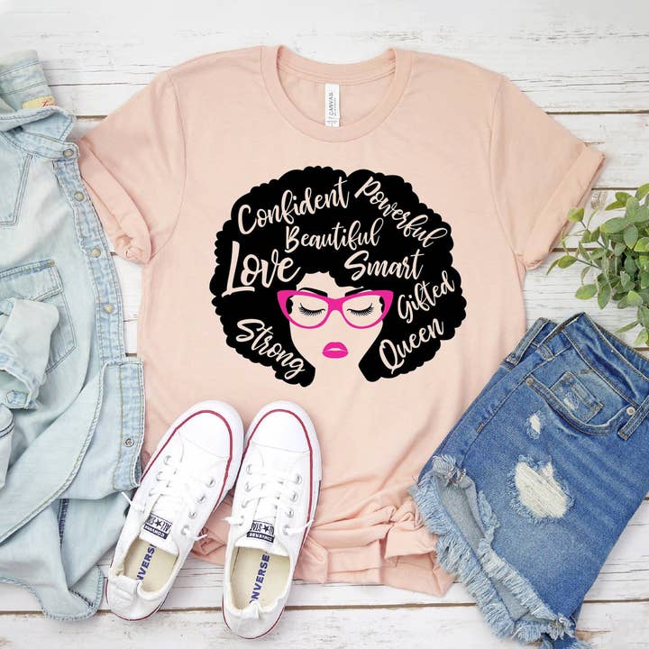 African American T-shirt - Bella Canvas for wholesale by Printliss