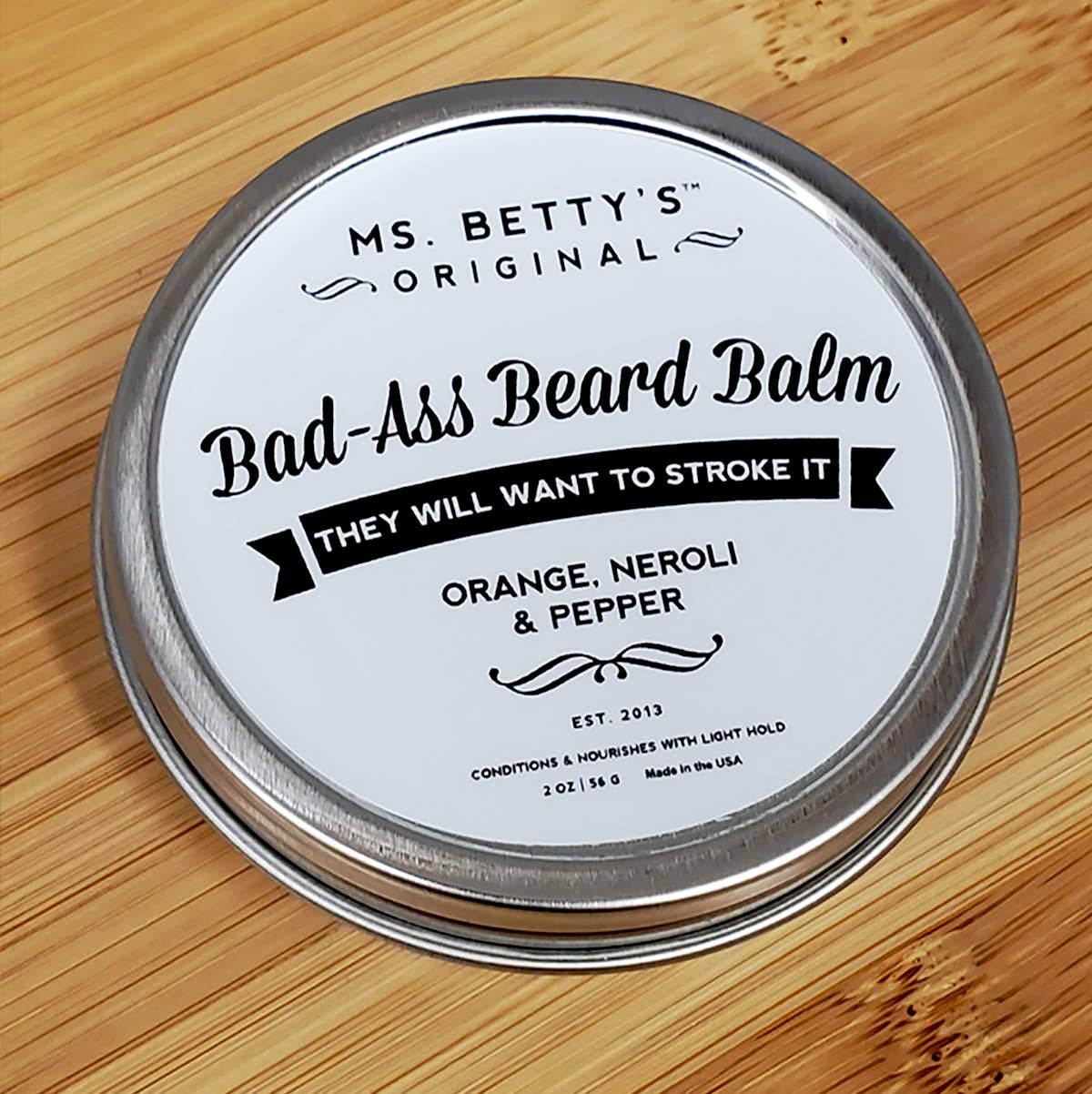 Ms. Betty's Original - Wholesale Beard Styling Product - Bad-Ass Beard Balm4