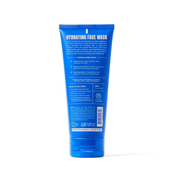 Duke Cannon - Wholesale Facial Cleanser - HYDRATING FACE WASH1