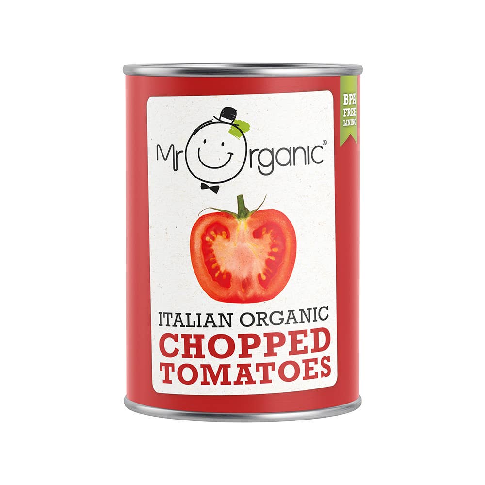 Mr Organic - Wholesale Canned vegetables - Italian Canned Chopped Tomatoes 400g0