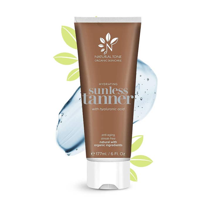 Hydrating Sunless Tanner with Hyaluronic Acid for wholesale by Natural Tone Organic Skincare