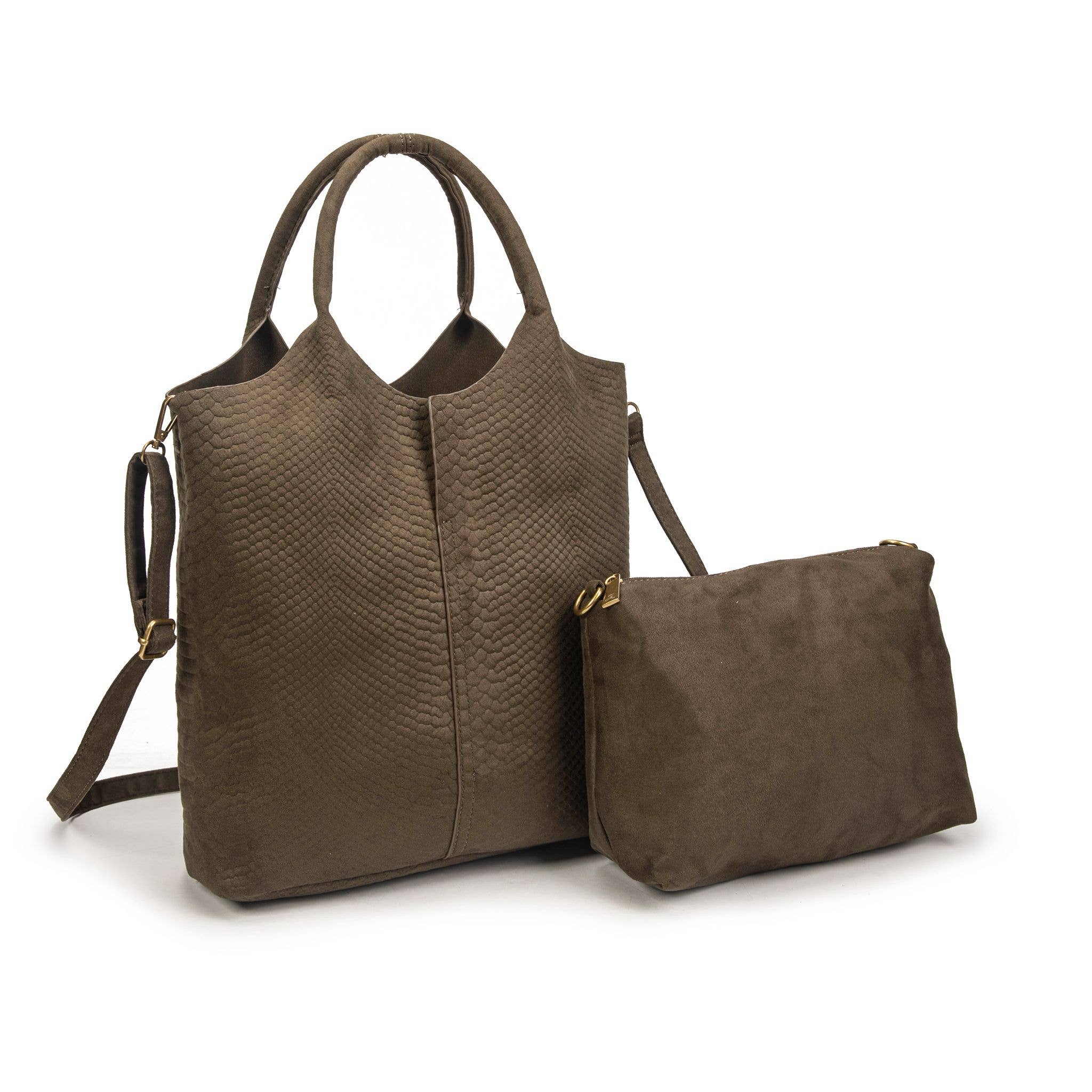 SWEET MAGIC SHOES & BAGS - Wholesale Top Handle Bag - Women's - FAUX LEATHER HANDLE HANDBAG6