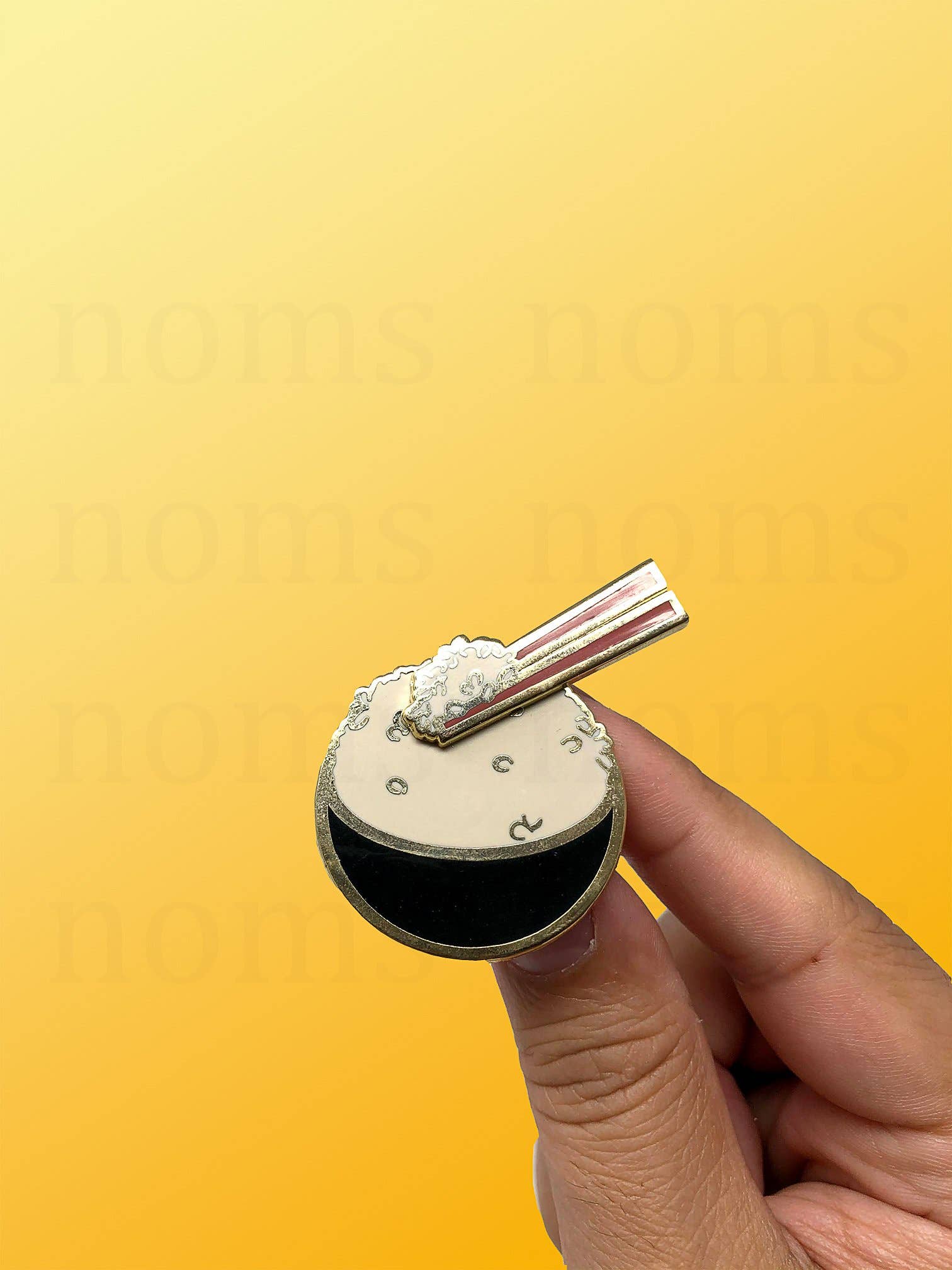 Noms - Wholesale Lapel Pin/Button - Rice Sliding Enamel Pin1