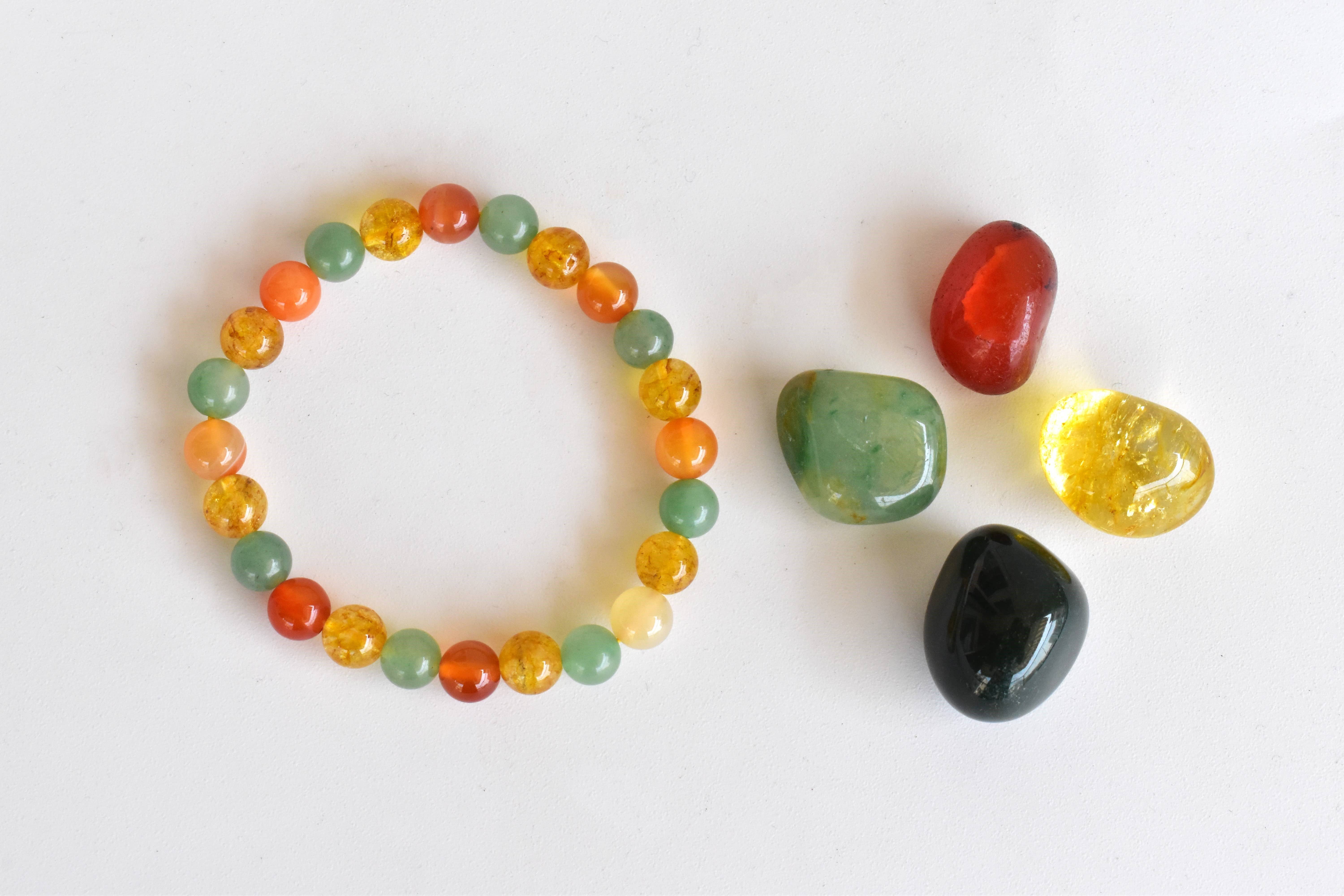 Soothing Crystals - Wholesale Spiritual Stone/Crystal - Energizes CREATIVITY Crystal Set, Crystal Healing Kit5