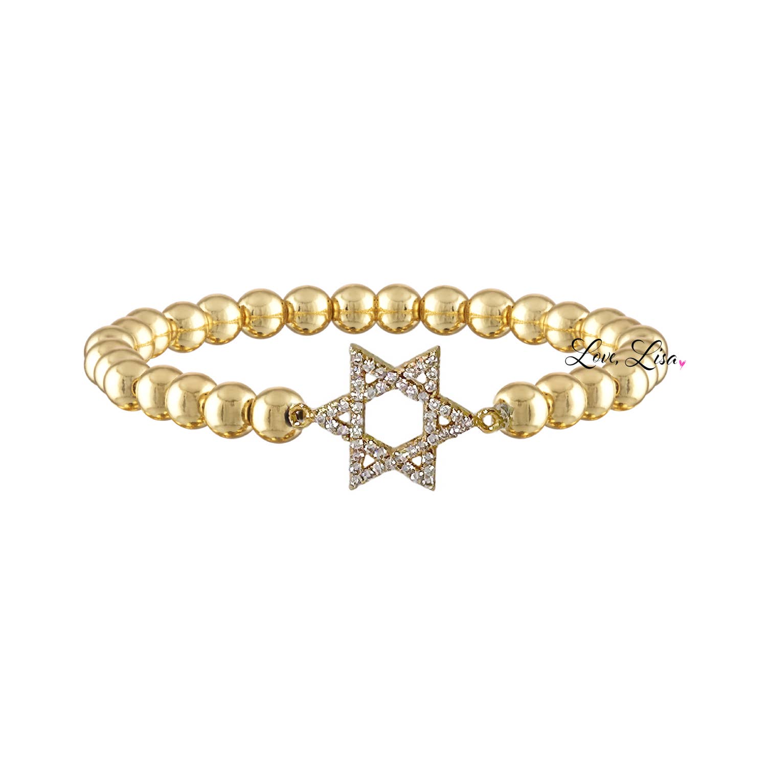 Love, Lisa - Wholesale Beaded Bracelet - Lani Star of David Bracelet4