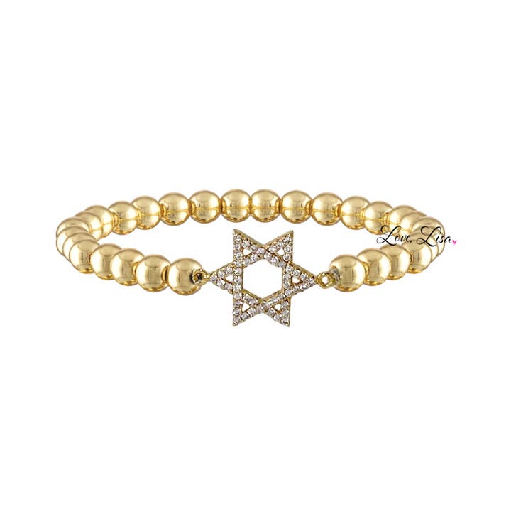 Love, Lisa - Wholesale Beaded Bracelet - Lani Star of David Bracelet4