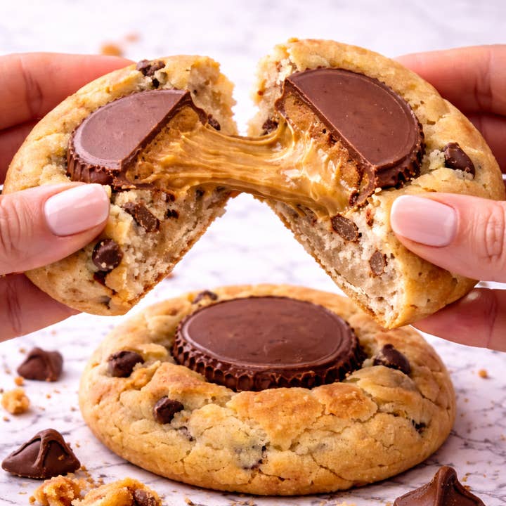 Peanut Butter Deep Dish Cookie, 6PC for wholesale by Sinful Sweets Chocolate Company