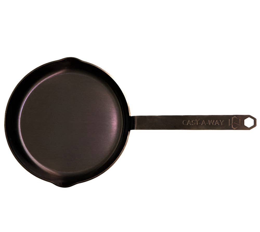 Cast-A-Way Carbon - Wholesale Cast Iron Skillet - 10” Carbon Steel Skillet