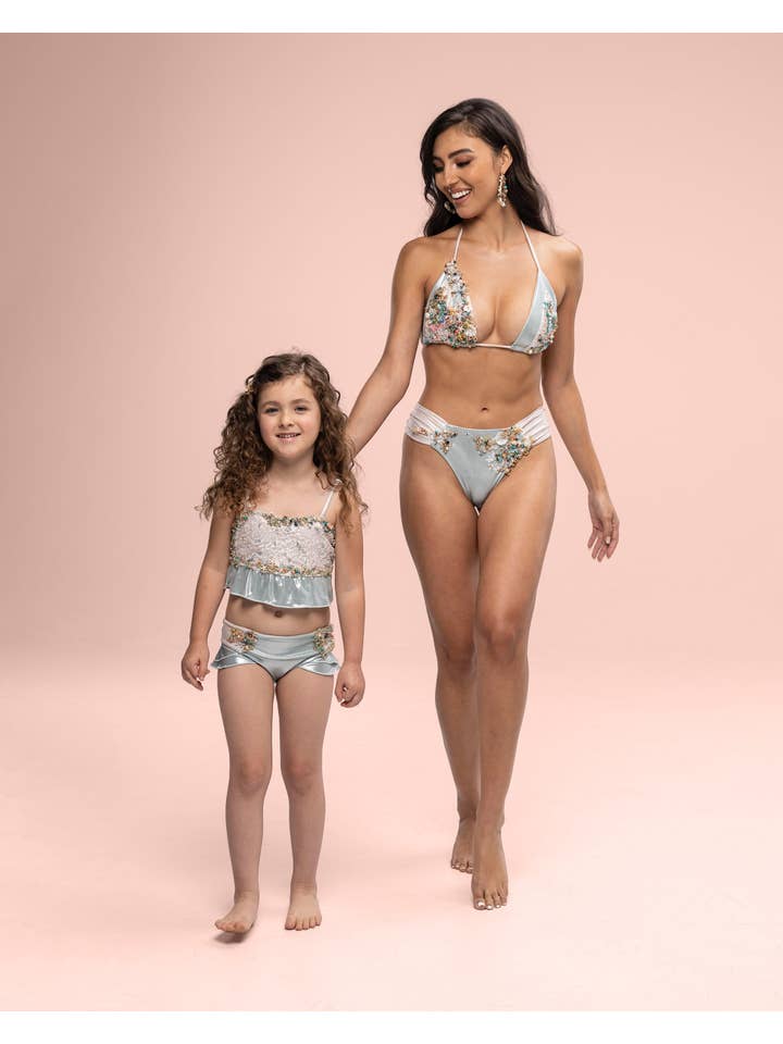 Lottie Holiday – Fato de banho de duas peças – Criança por atacado – Fato de Banho Místico para Meninas3