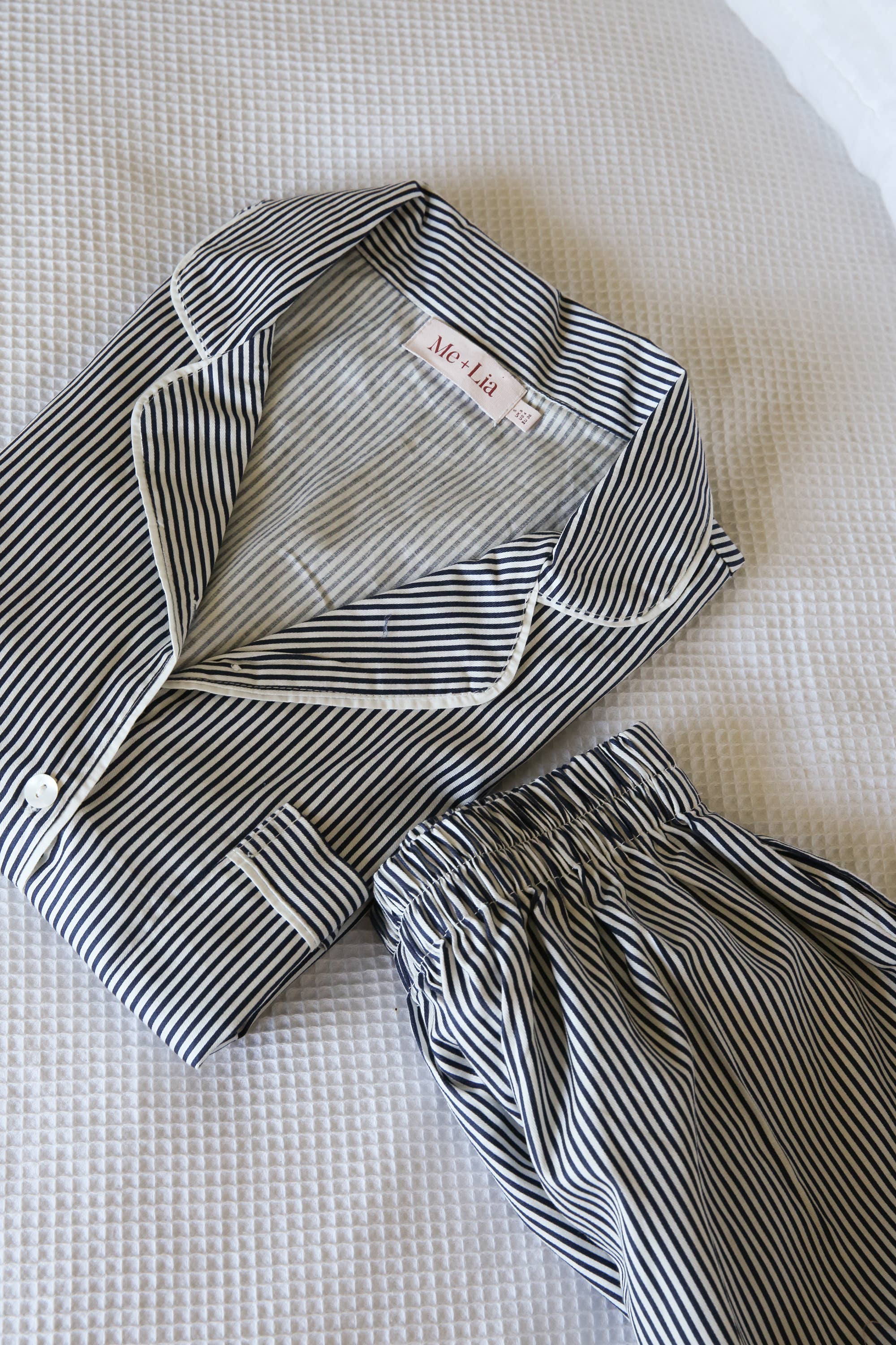 Me+Lia - Wholesale Sleepwear Set - Women's - Cecile PJs Pyjama Short Set  - Navy6