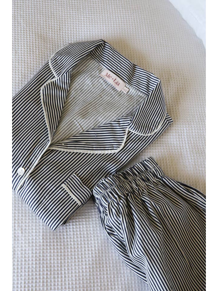 Me+Lia - Wholesale Sleepwear Set - Women's - Cecile PJs Pyjama Short Set - Navy6