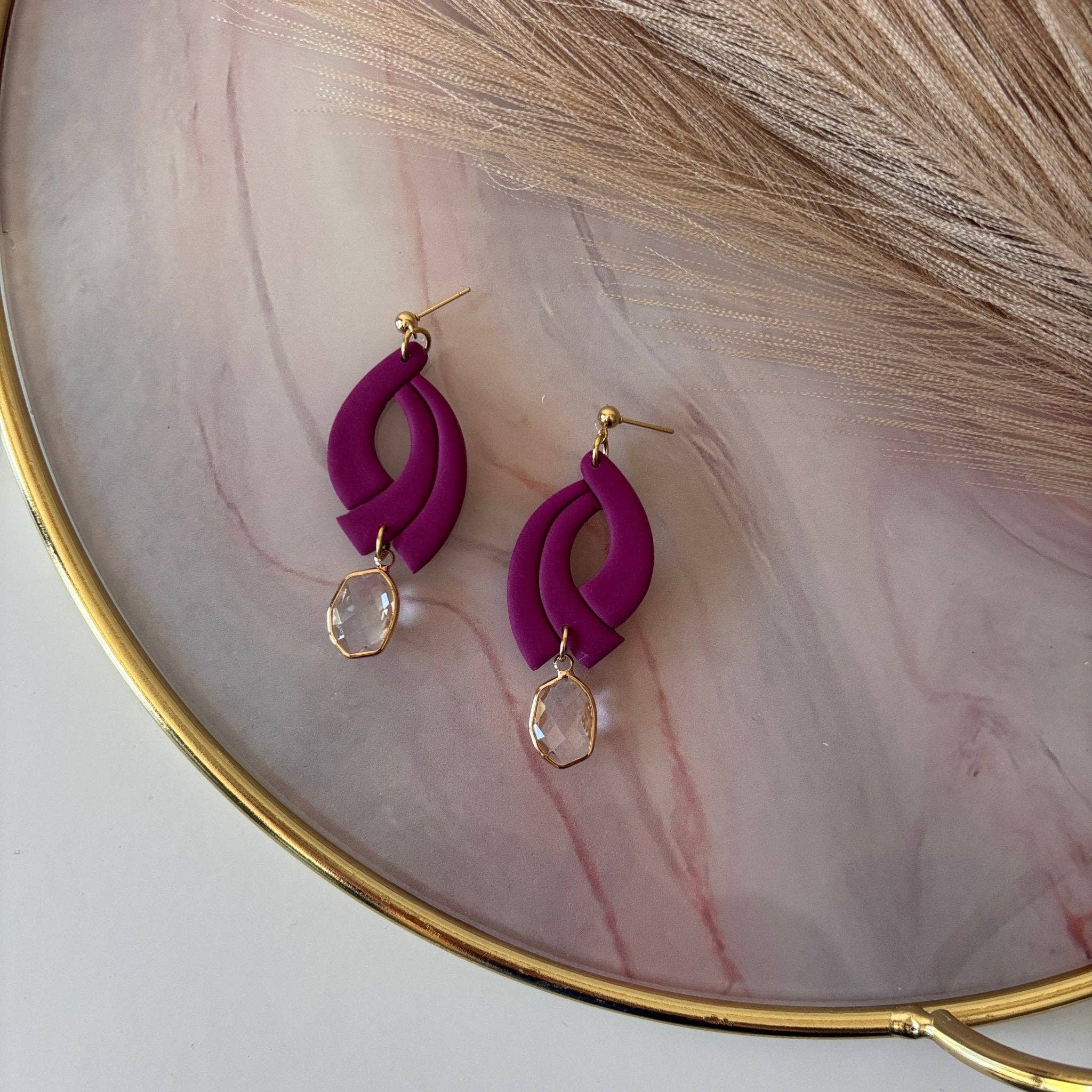 DUESTELLE ITALIA - Vente Boucles d'oreilles pendantes - Vera - Boucles d'oreilles artisanales pendantes5