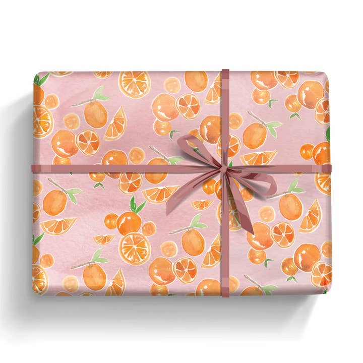 Papel de embrulho de laranjas por atacado de MALWEST design