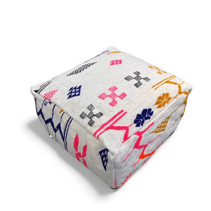 Coussin de sol - Ligne colorée - Lara pour la vente par LEY!