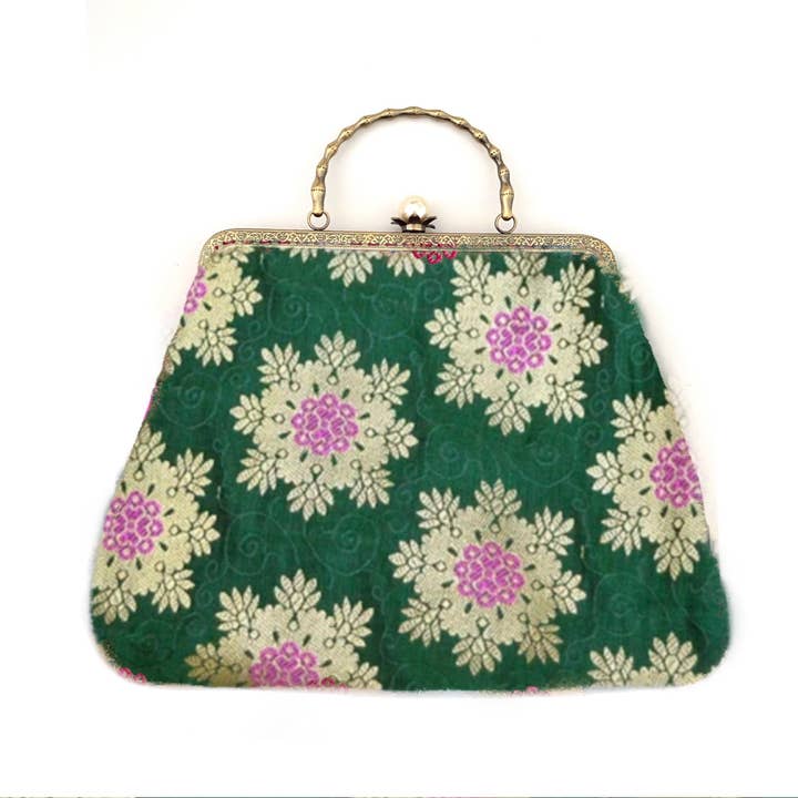 Maria Sole Rodriguez - Wholesale Clutch Bag - Women's - Bassoon Perla Medium, bag with pearl, handmade, Italy30