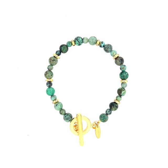 Perlenarmband in Goldoptik für den Großhandel von Rebel Designs Accessories