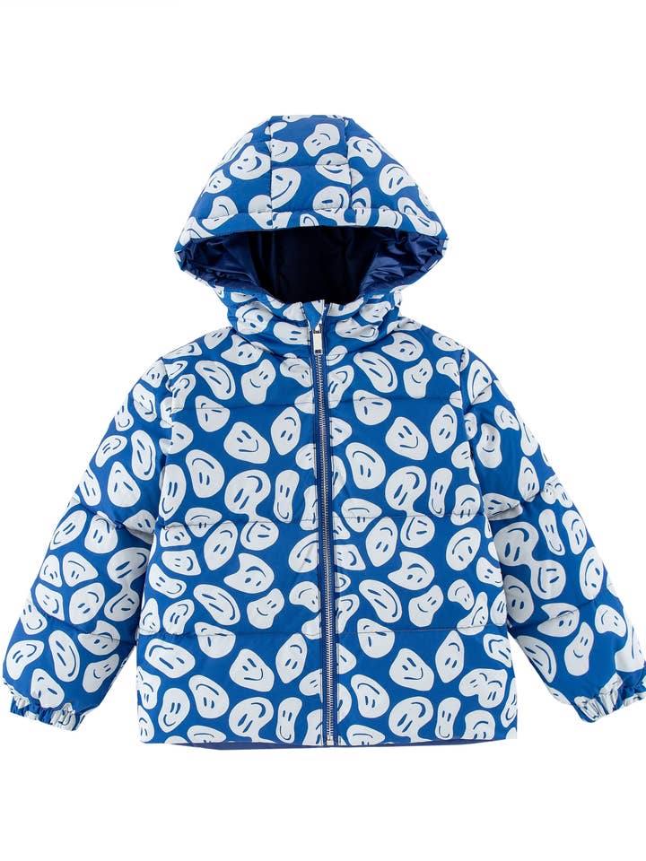 Alex Reversible Heavy Down Puffer Twisted Smiles for wholesale by calonie