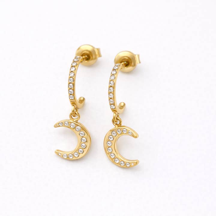 Eclipse oorbellen voor wholesale door Poudre Bijoux