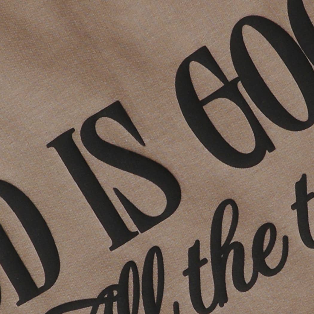 Fashion City - Wholesale Graphic Sweatshirt - Women's - GOD IS GOOD All The Time PUFF MIDWEIGHT Sweatshirt1