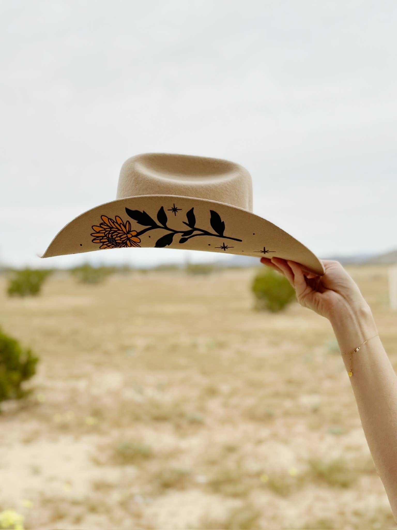 Wild as Heck - Vente Chapeau de cowboy – femme - Le chapeau de cowboy Presley (western, éleveur, laine)8