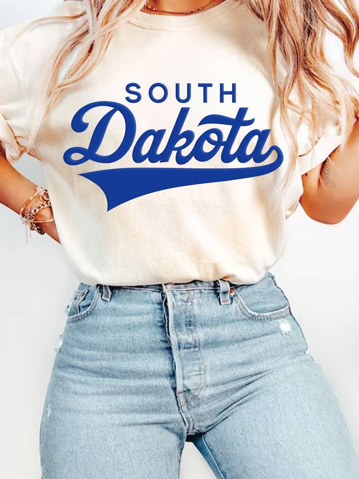 SOUTH DAKOTA PUFF GRAPHIC T SHIRTS for wholesale by Rustee Clothing