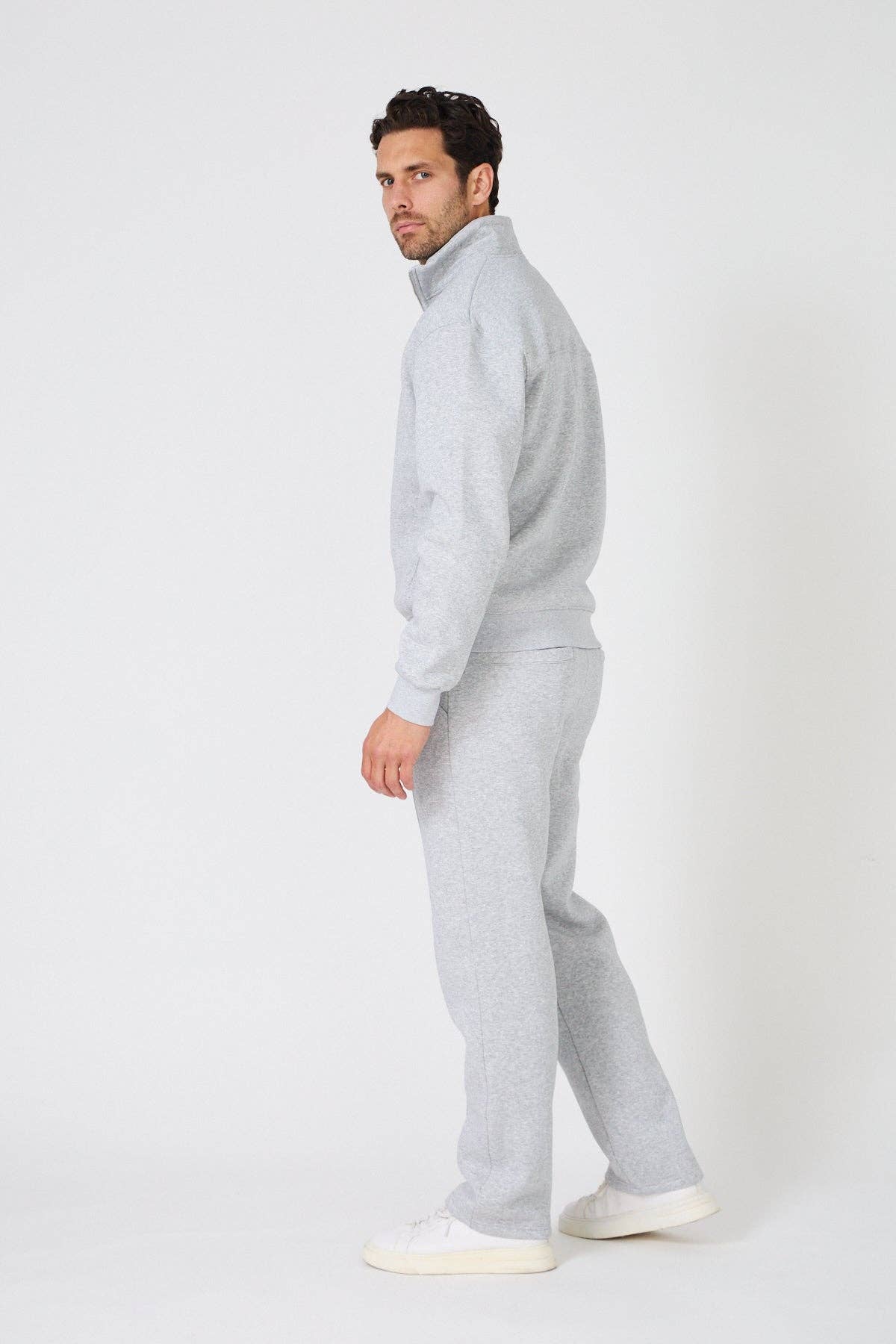 TOP MONDAY - Wholesale Tracksuit - Men's - Oversized Half-Zip Sweatshirt20