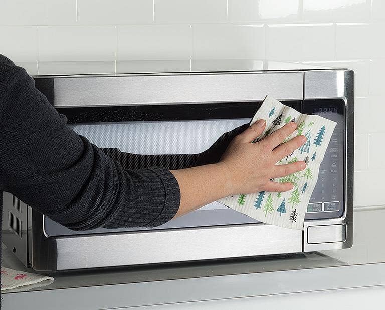 Abbott - Wholesale Dishcloth - S/2 AllOver Trees Dishcloths-6.5x8"L4