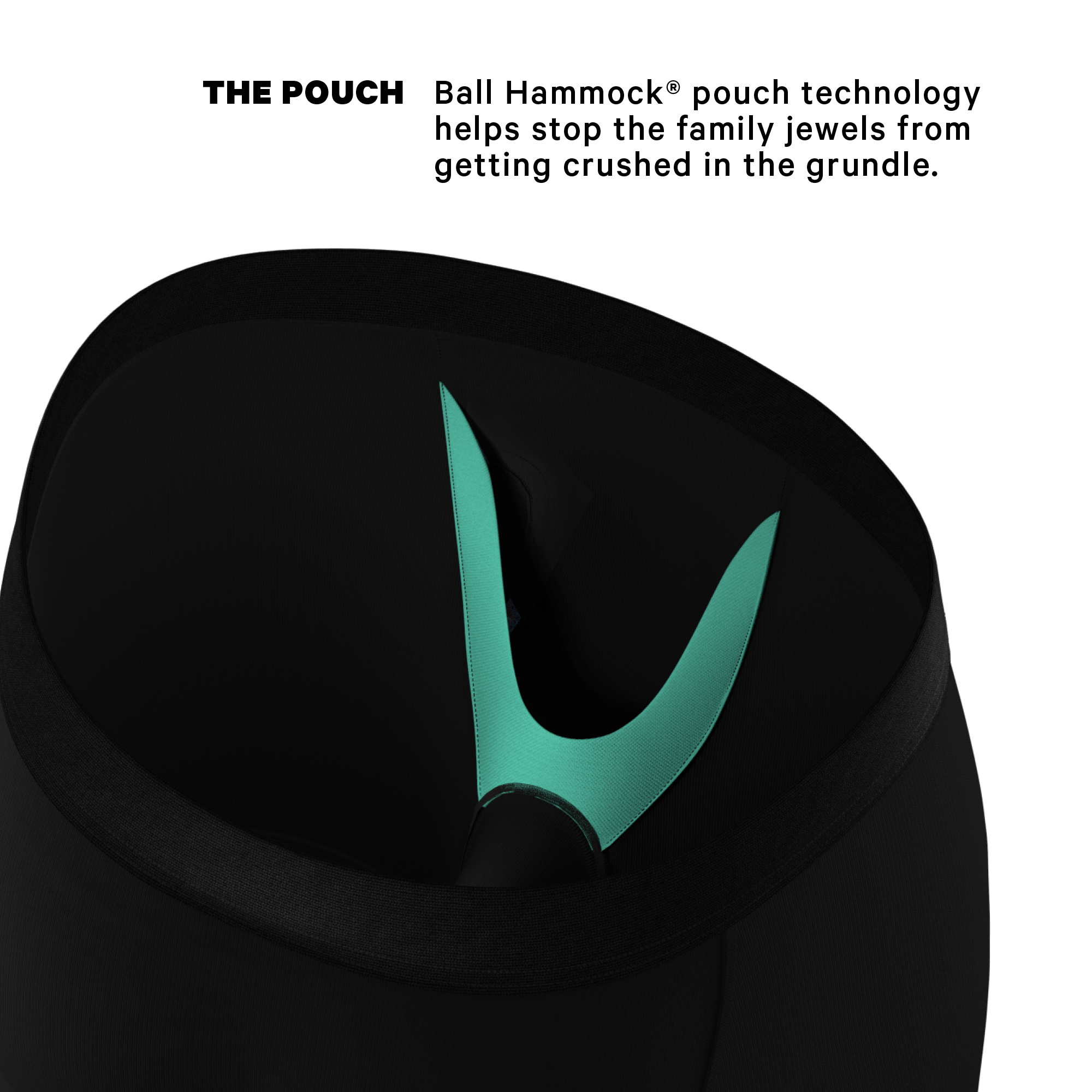 Shinesty, Inc – Roupa interior - Homem por atacado – O 009 | Boxer com Bolsa Ball Hammock® e Braguilha, Preto, Tuxedo Long Leg1