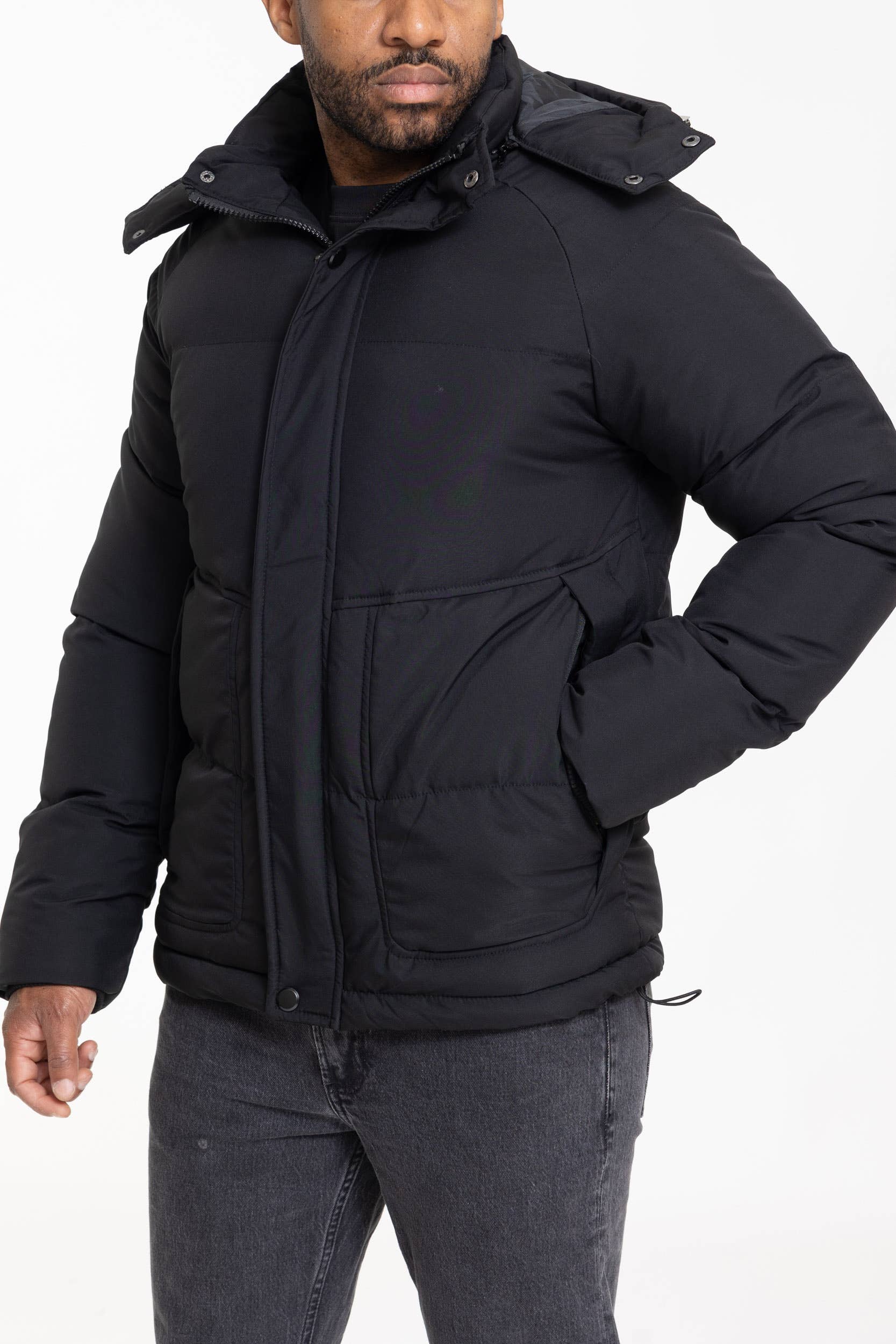 Zayne Paris - Vente Doudoune – homme - Doudoune homme avec capuche kd1331-14