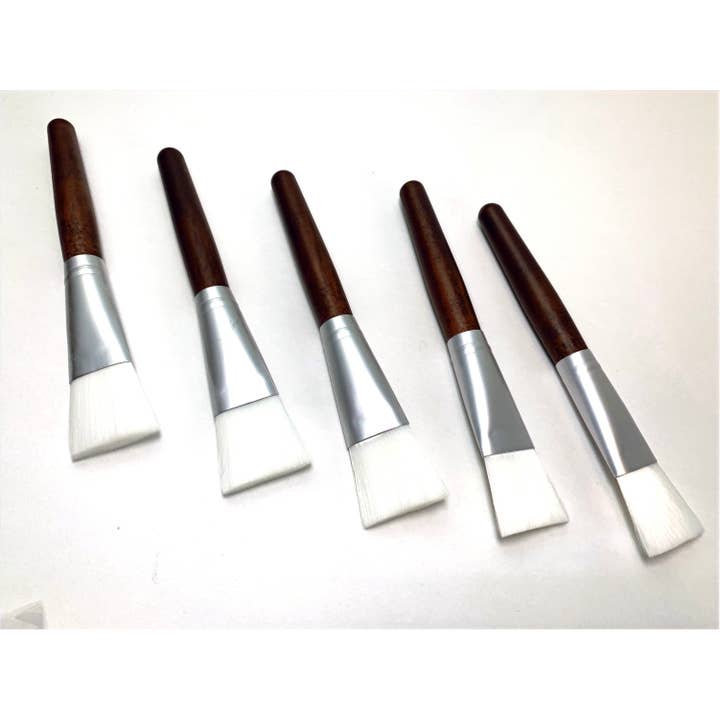 STYLEQUE21 COSMETICS - Wholesale Mask Applicator Brush/Tool - Vegan Face Mask Brush w- Wooden Handle