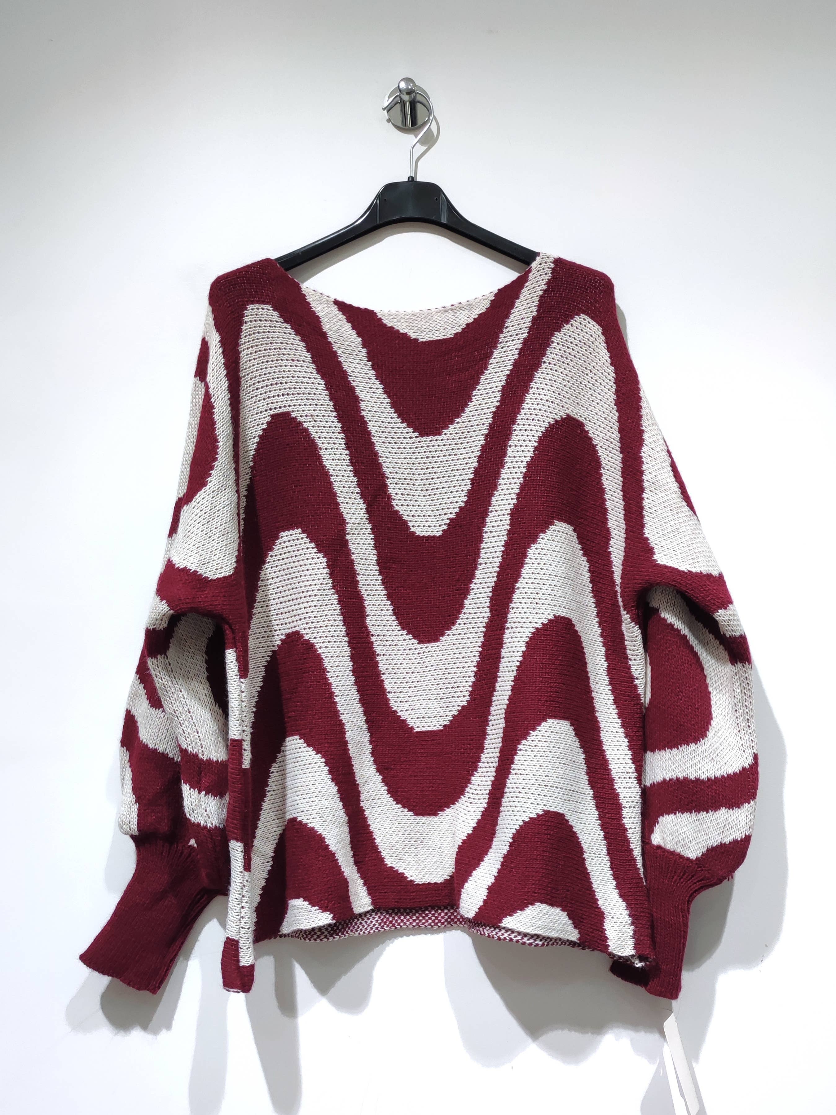 Pomelo paris – Pulôver - Mulher por atacado – roma Pull Ondas - Pack 12 PCS3