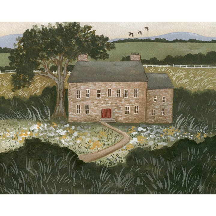 The Stone Cottage- Fine Art Print for wholesale by Sofie Swetter Fine Art