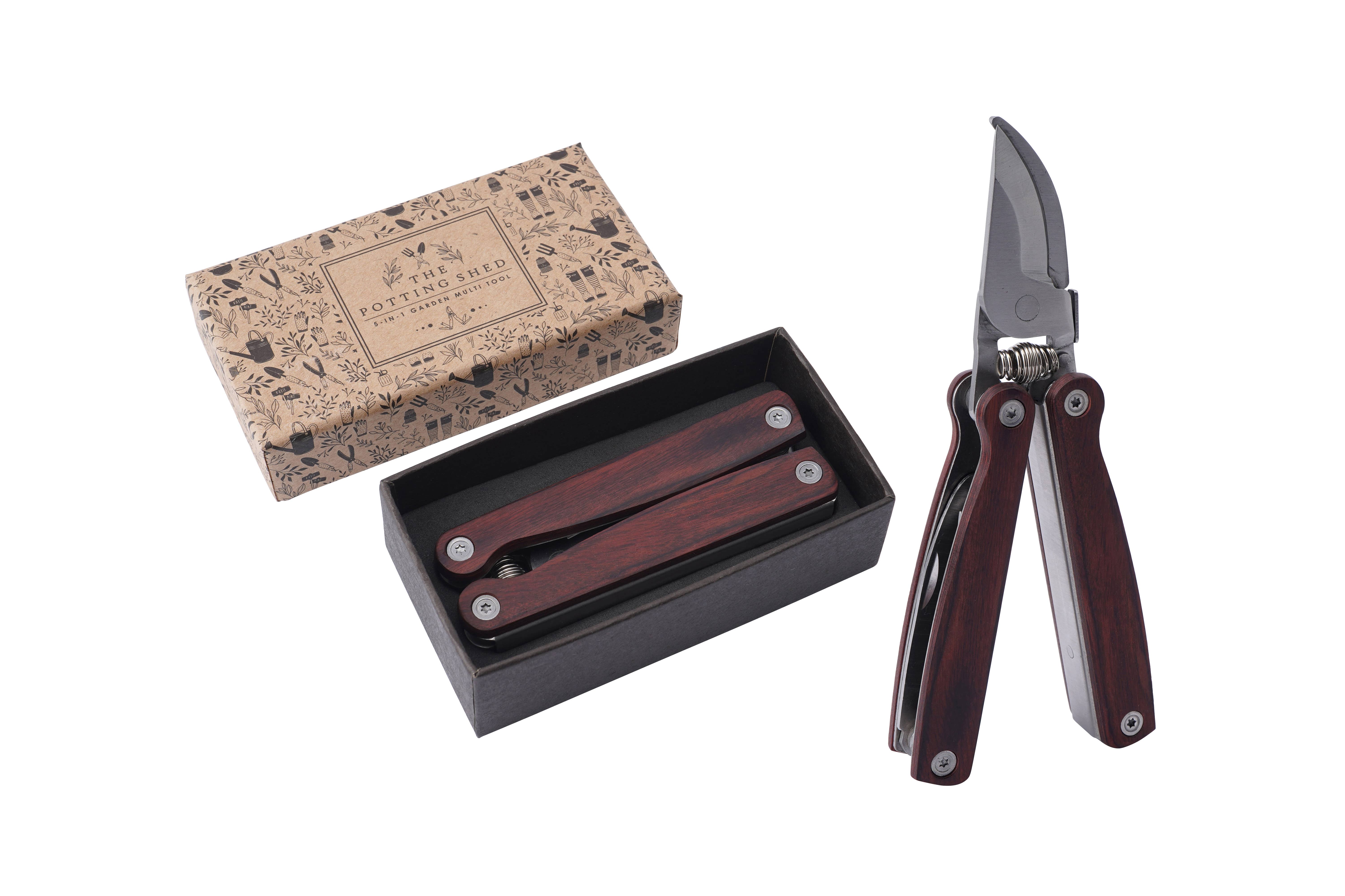 CGB Giftware – wholesale Handy tool – The Potting Shed 5-in-1 Garden Multi Tool2