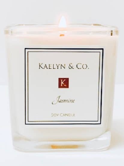 Jasmine Signature Cube Candle for wholesale by KAELYN & CO.