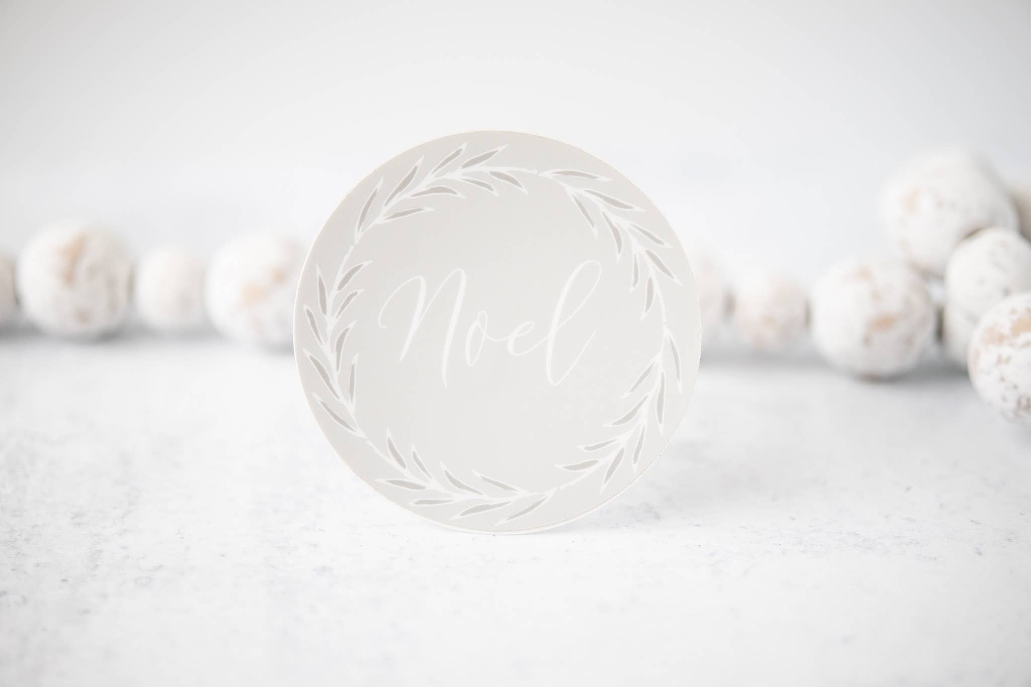 Savannah and James Co - Wholesale Sticker - Noel Circle, Vinyl Sticker, 3x3 in2