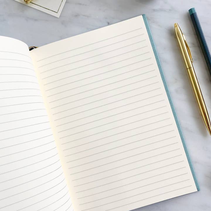 PAPERCROWN NI - Wholesale Notebook - Luxury Handmade Notebook Covered in Bookcloth with Endbands3