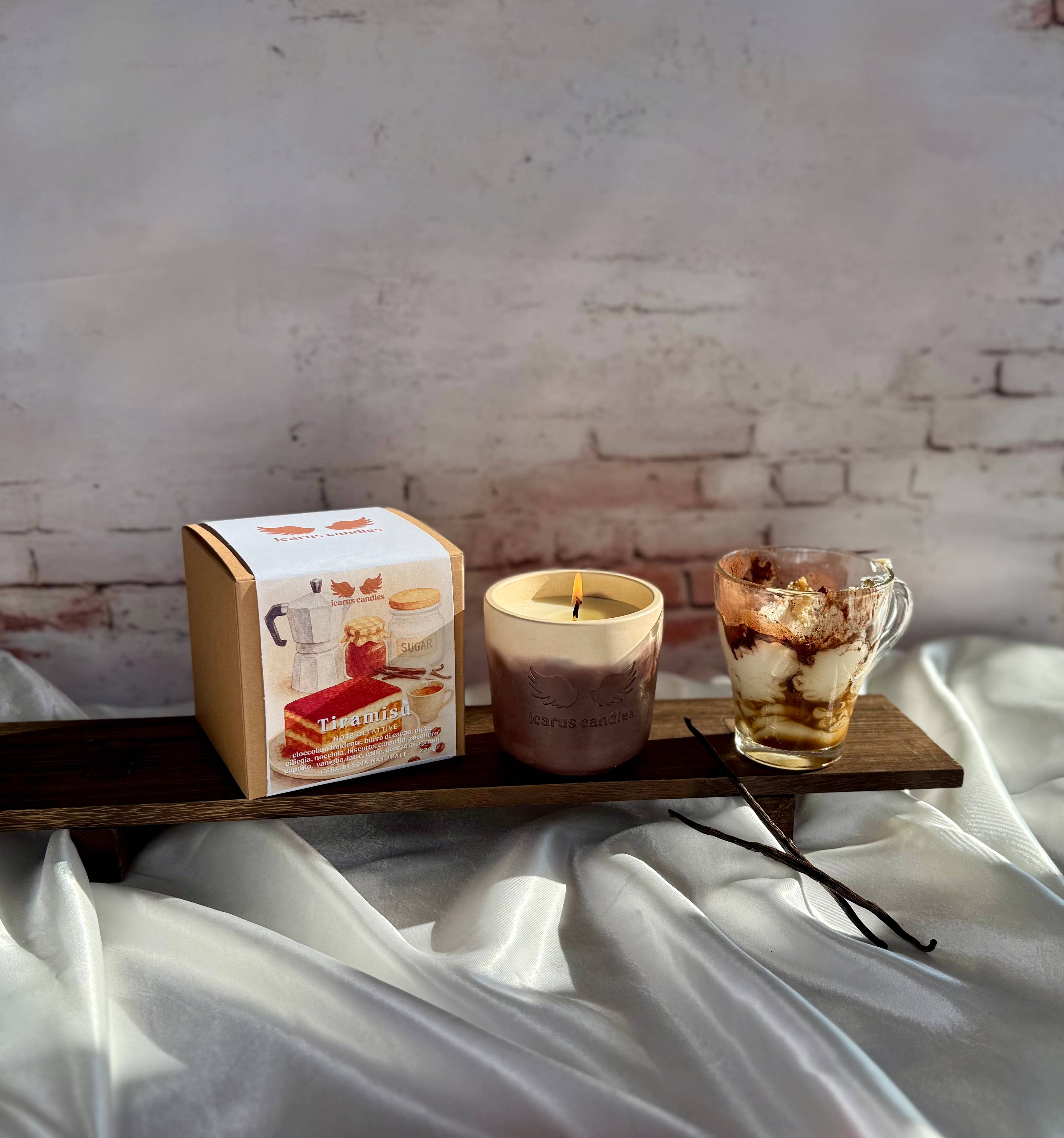 Icarus Candles - Wholesale Jar/Filled Candle - Candela - Tiramisu3